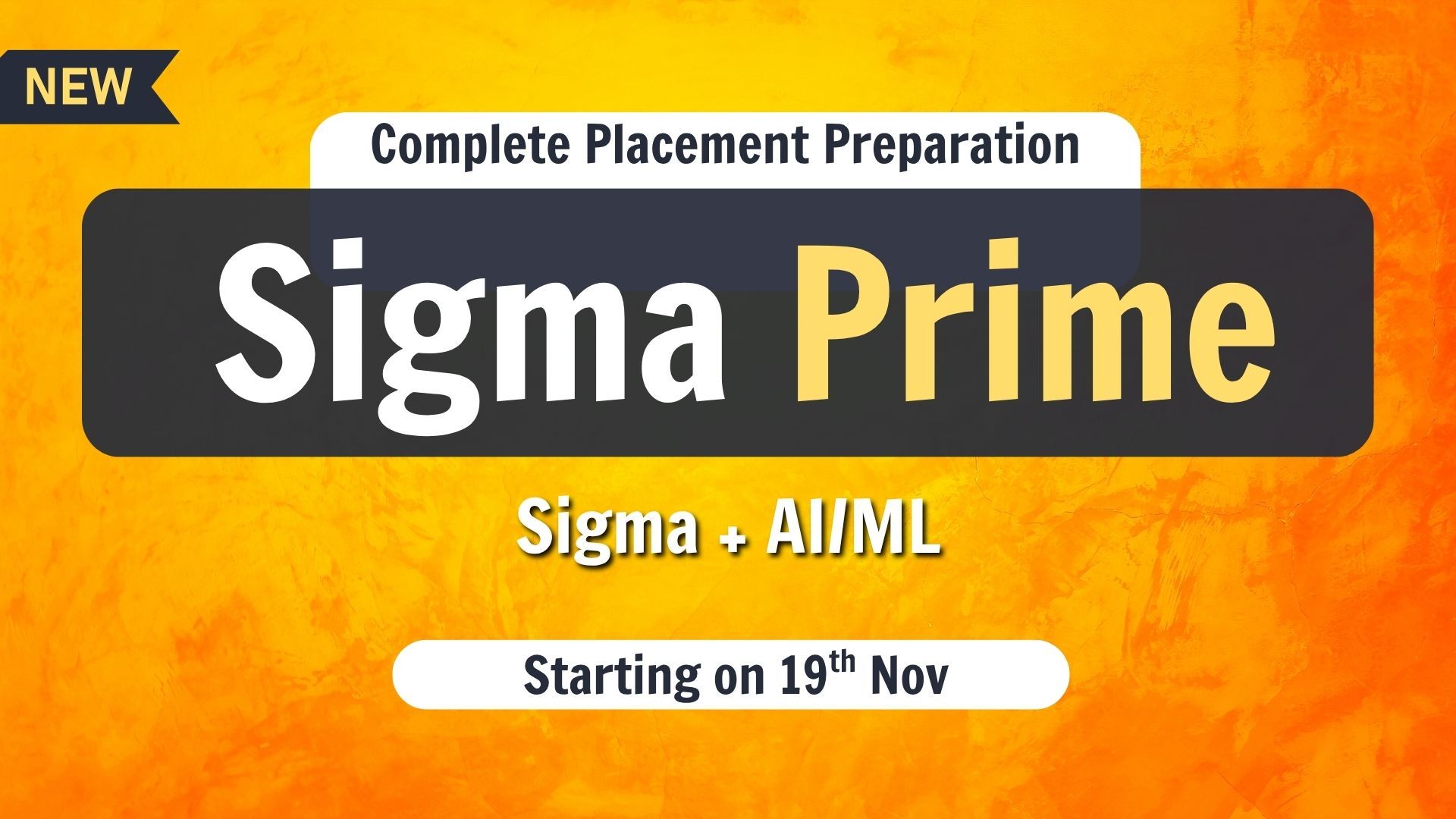 Sigma Prime : Complete Placement Preparation + AI/ML